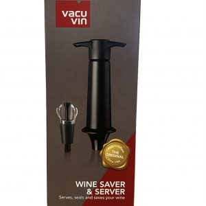 Pompe Vacu Vin - Wine Saver & Servez - Pompe et bouchon pour servir et conserver le vin